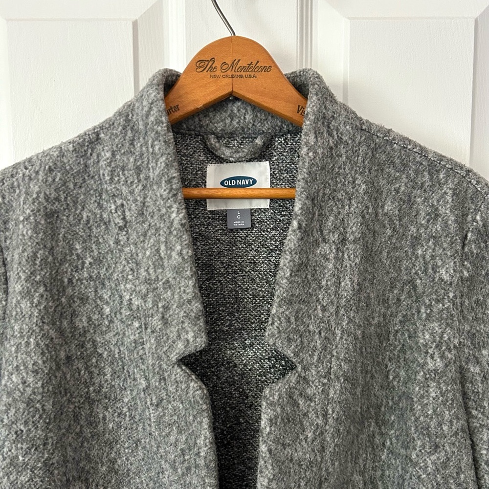 NWOT Old Navy Heather Grey Super Soft Lightweight Coat